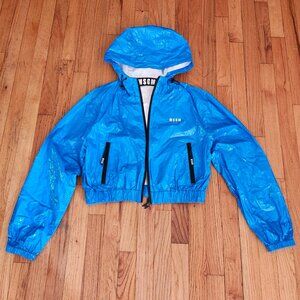 MSGM cropped rain coat